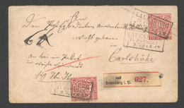 NDP,NV-Stempel,Lauenburg In Pommern   (212) - Enteros Postales