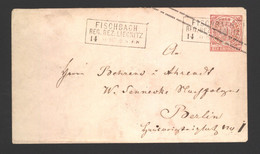 NDP,NV-Stempel,Fischbach ...  (212) - Entiers Postaux