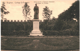 CPA-carte Postale Belgique-Enghien- Collège Saint Augustin Statue Du Chanoine Deblander Fondateur Du Collège   VM44176+ - Enghien - Edingen