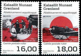 Greenland 2020 EUROPA Stamps - Ancient Postal Routes Stamps 2v MNH - Neufs