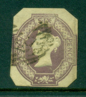 GB 1854 QV 6d Pale Lilac Embossed, Wmk. VR, Good Margins FU - Used Stamps