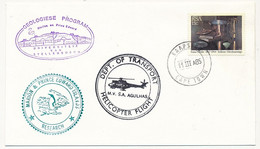 RSA - Env De Kaapstad (Capetown) - 11/3/1985 - Posted At Sea - Dept Of Transport HELICOPTER FLIGHT M.V. S.A. AGULHAS - Autres & Non Classés