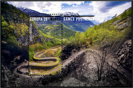 Norway 2020 EUROPA Stamps - Ancient Postal Routes SS/Block MNH - Ongebruikt
