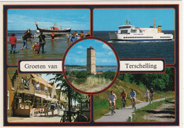 Groeten Van Terschelling - (Wadden, Nederland / Holland) - TEG 22 - Veerboot 'Schellingerland' Ferry - Terschelling