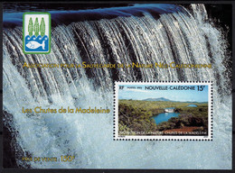 Nouvelle Calédonie 1992 -BF 13 Neuf ** - Potection De La Nature - Chutes De La Madeleine - Hojas Y Bloques