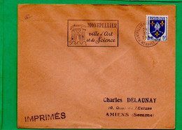 HERAULT, Montpellier Centralisateur, Scotem N°462, "ville D'art Et De Science" - Mechanical Postmarks (Advertisement)