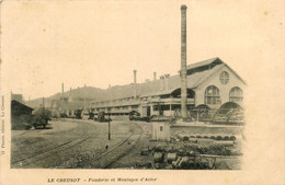 Le Creusot * Fonderie Et Moulage D'acier * Aciérie Usine Industrie - Le Creusot