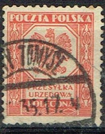 POL 144 - POLOGNE Service N° 18 Obl. - Dienstzegels