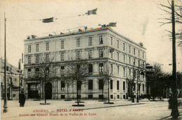 Angers * Place Et Façade Hôtel D'Anjou * Société Des Grands Hôtels De La Vallée De La Loire - Angers