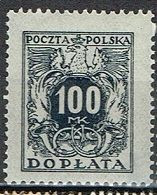 POL 147 - POLOGNE Taxe N° 46 Neuf* - Segnatasse