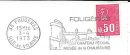 Flamme Secap Lettre Entière Années 1970   Fougères Ille Et Vilaine - Mechanical Postmarks (Advertisement)