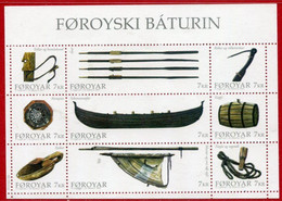 FAEROE ISLANDS 2013 The Faeroese Boat MNH / **.  Michel 766-74 ; SG MS676 - Faroe Islands