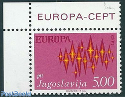 Yugoslavia 1972 Europa, Error, UV Rosa Uplight , Mint NH, History - Various - Europa (cept) - Errors, Misprints, Plate.. - Unused Stamps
