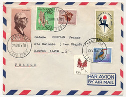 RSA - 2 Env De Kaapstad (Capetown) - Affranchissements Composés 29/7/1970 - Storia Postale