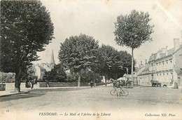 Vendôme * Place * Le Mail Et L'arbre De La Liberté * Attelage - Vendome