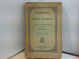 Die Politischen Reden Des Fürsten Bismarck  Achter Band - Política Contemporánea