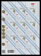 Poland 2022 / XXIV Olympic Winter Games Beijing 2022, Sport, Athletes, Full Sheet MNH** New!!! - Unused Stamps