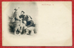 CPA Précurseur 62 BERCK PLAGE - Groupe De Marins, Pêcheurs - Animation - Peu Commune - Berck