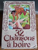 32 CHANSONS A BOIRE JEU DE CARTES DESSINS SEXY TEXTE AU VERSO SCAN DES 32 CARTES - 32 Cards