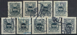 POL 151 - POLOGNE 9 Val Entre Taxe 49 Et 61 Obl. - Postage Due