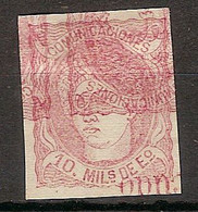 España 0105 (*)  Alegoria. 1870. Sin Goma. Maculatura - Neufs