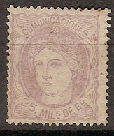 España 0106 (*)  Alegoria. 1870. Sin Goma. - Unused Stamps