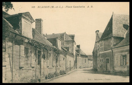 BLAISON - Place Gambetta - Edit. FOUGNET - A.B. - 1932 - Other & Unclassified