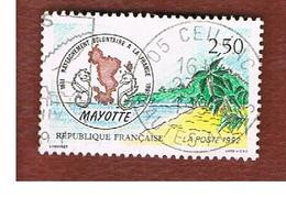 FRANCIA (FRANCE) - SG 3051 - 1991 ADHESION OF MAYOTTE TO FRANCE -    USED - Gebraucht