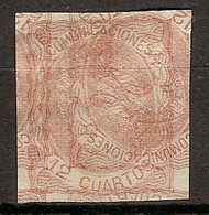 España 0113 (*)  Alegoria. 1870. Sin Goma. Maculatura - Neufs