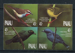 Palau ** N° 307 à 310 - Oiseaux  - - Palau