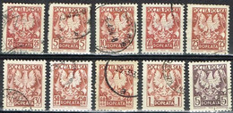 POL 155 - POLOGNE Taxe 10 Val. Obl. - Postage Due