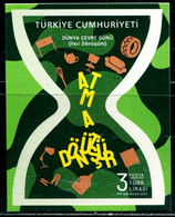 XH0164 Turkey 2021 Environmental Renewable Energy Recycled Paper Printing S/S MNH - Neufs