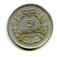 Pièce De Monnaies 5 Francs  1946 RF - Verzamelingen