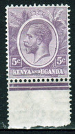 Kenya And Uganda 1922 King George V 5c In Mounted Mint Condition. - Kenya & Oeganda