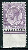 Kenya And Uganda 1922 King George V 5c In Mounted Mint Condition. - Kenya & Ouganda