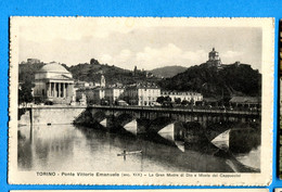 J088, Torino, Ponte Vittorio Emanuele, Gran Madre Di Dio, Monte Dei Cappucini, Circulée 1922 Sous Enveloppe - Ponti
