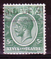 Kenya And Uganda 1922 King George V 5c In Fine Used Condition. - Kenya & Ouganda