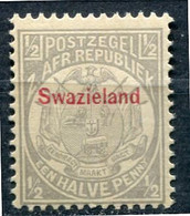 1/2c Een Halve Penny Stamp ** - Postzegel Z. Afrika Republik - Overprint Red SWAZIELAND - Eendracht Maakt Magt - Swaziland (1968-...)