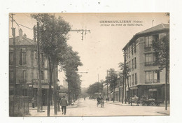 Cp ,92 , GENNEVILLIERS, Avenue Du PONT De SAINT OUEN , Vierge - Gennevilliers