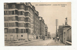 Cp ,92 , GENNEVILLIERS, Avenue Des GRESILLONS ,vierge - Gennevilliers