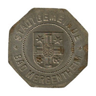 ALLEMAGNE - BAD-MERGENTHEIM - 50.1 - Monnaie De Nécessité - 50 Pfennig 1918 - Notgeld