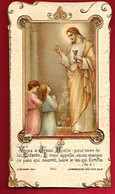 Image Pieuse Religieuse Ciselée Ed Bonamy 2036 - Communion Robert Et Raymonde Demets Saint Gérard Wattrelos 1-06-1930 - Devotion Images