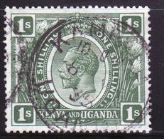 Kenya And Uganda 1922 King George V One Shilling In Fine Used Condition. - Kenya & Oeganda