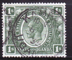 Kenya And Uganda 1922 King George V One Shilling In Fine Used Condition. - Kenya & Ouganda