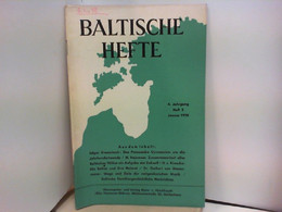 Baltische Hefte - 4. Jahrgang / Heft 2 - Otros & Sin Clasificación