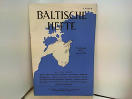 Baltische Hefte - 9. Jahrgang / Heft 2 - Sonstige & Ohne Zuordnung