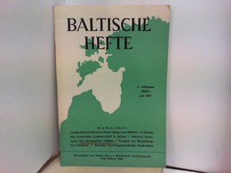 Baltische Hefte - 3. Jahrgang / Heft 4 - Otros & Sin Clasificación