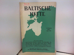 Baltische Hefte - 4. Jahrgang / Heft 3 - Sonstige & Ohne Zuordnung