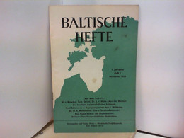 Baltische Hefte - 1. Jahrgang / Heft 1 - Sonstige & Ohne Zuordnung
