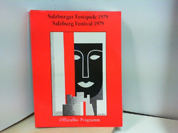 SALZBURGER FESTSPIELE 1979  OFFIZIELLES PROGRAMM - Theater & Dans